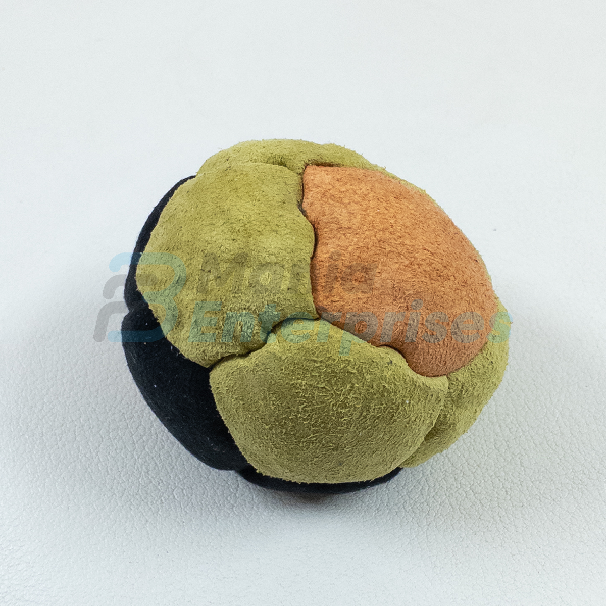 Three Color 12 Panel Footbag